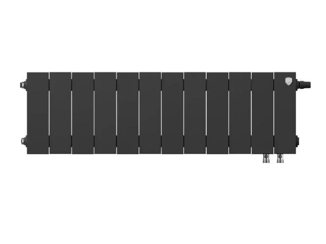 Радиатор биметаллический Royal Thermo PianoForte 200 Noir Sable - 12 секц. VDR