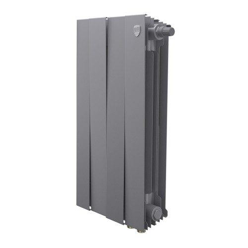 Радиатор биметаллический Royal Thermo PianoForte 500 Silver Satin VDR80 - 4 секц.