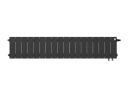 Радиатор биметаллический Royal Thermo PianoForte 200 Noir Sable - 18 секц. VDR