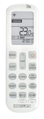 Инверторная сплит-система HIGH LIFE PRIORITY CLASS Inverter ACHL-07PC-I-CHDV02S