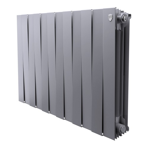 Радиатор биметаллический Royal Thermo PianoForte 500 Silver Satin - 12 секц.