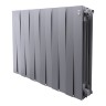 Радиатор биметаллический Royal Thermo PianoForte 500 Silver Satin - 12 секц.