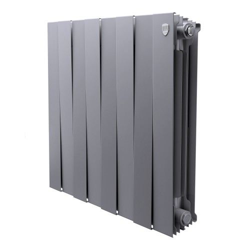 Радиатор биметаллический Royal Thermo PianoForte 500 Silver Satin - 8 секц.