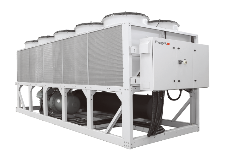 Модульный воздухоохлаждаемый чиллер Energolux с винтовым компрессором SCAW-M500VC